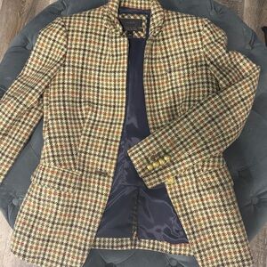 J. Crew Multicolor Plaid Jacket